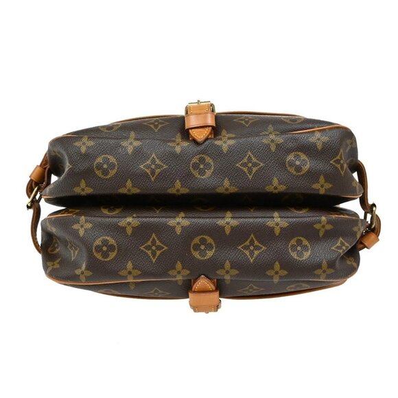 LOUIS VUITTON Logo Saumur 30 Shoulder Bag Monogram Leather Brown - Picture 6 of 15